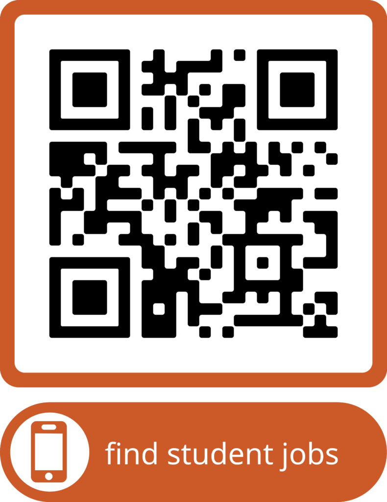 Find student jobs QR code